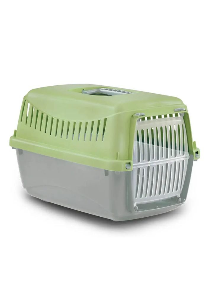 Переноска для животных Джипси зеленая с пластиковой дверью (46*31*32 см) МР (Италия) Bergamo (367725425)