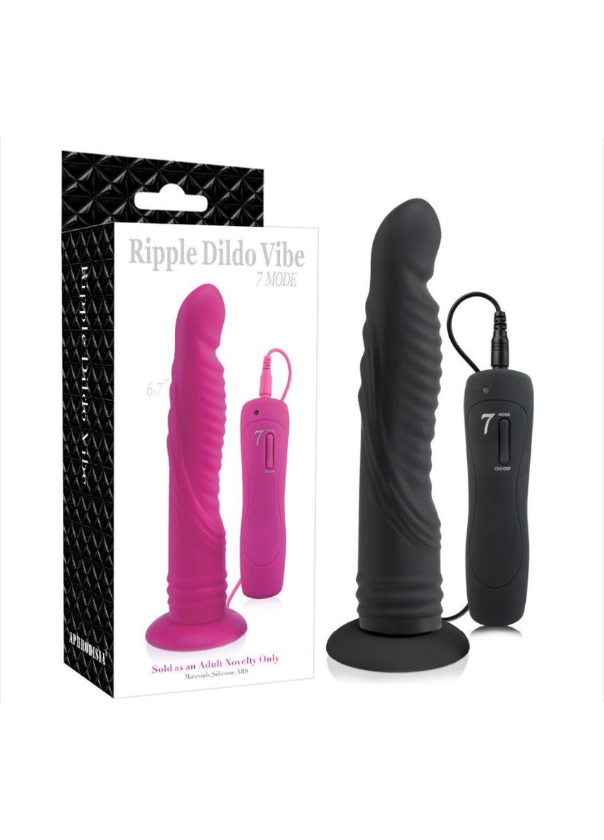 Вібратор на присосці чорний Дракон M 17,5 см фалоімітатор з вібрацією з пультом Roger (303895359)