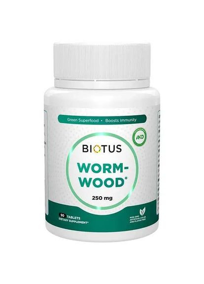Полин, Wormwood,, 250 мг, 90 таблеток Biotus (329199229)