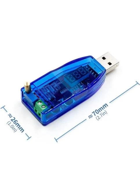 Знижувальний — підвищувальний перетворювач USB ZK-DP 5 В/ (від 1 В до 24 В) 3 Вт вольтметр регулювання напруги PTR No Brand (317764222)