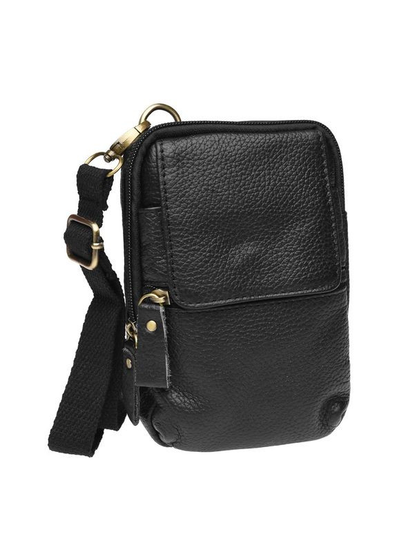 Мужская кожаная сумка через плечо K11024-black Keizer (311552854)