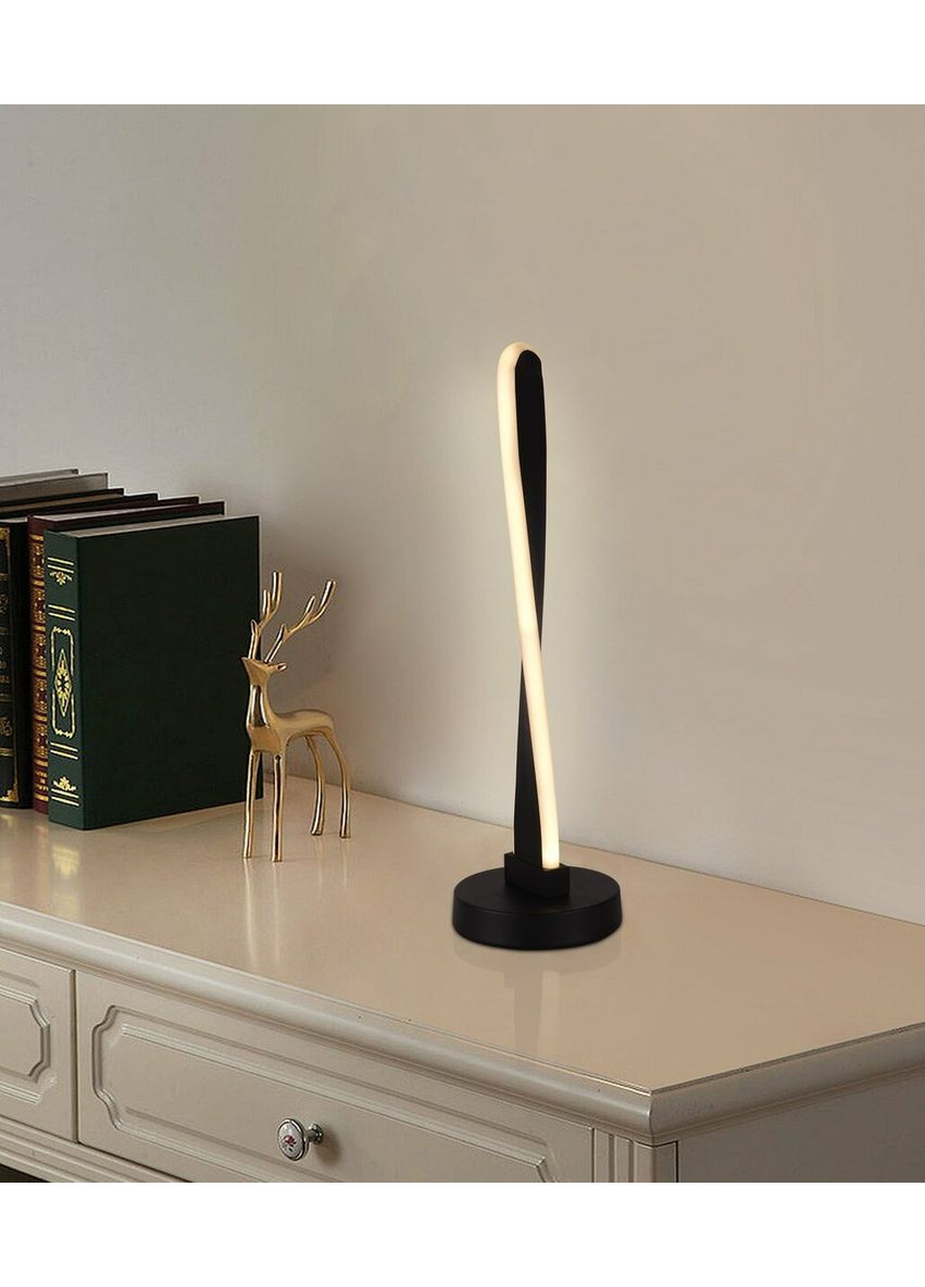 Настольная лампа светодиодная TD2034 BK 12W черная Sirius (336932684)