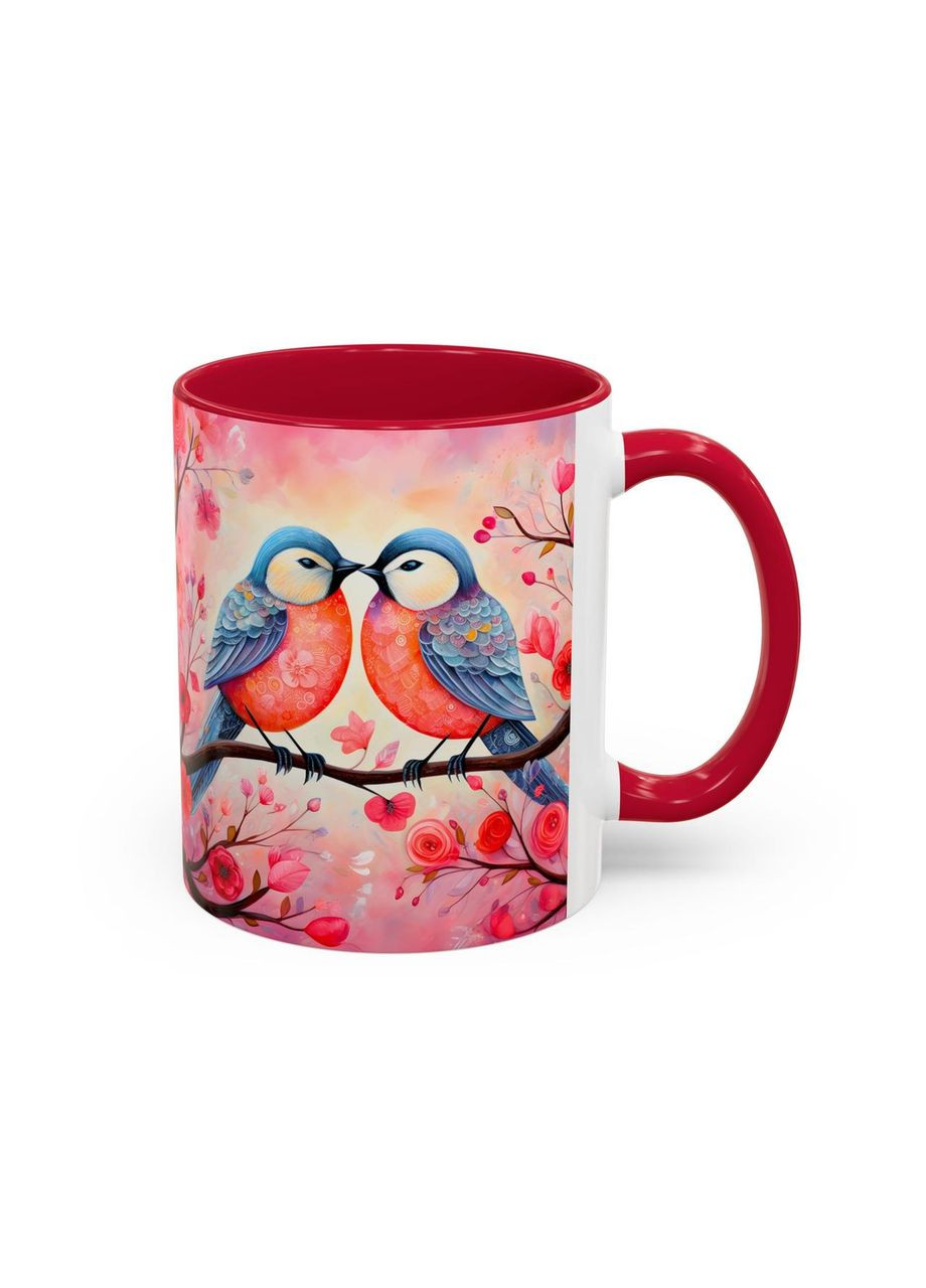 Керамічна чашка з дизайном "Пташки на гілці" No Brand (368671885)