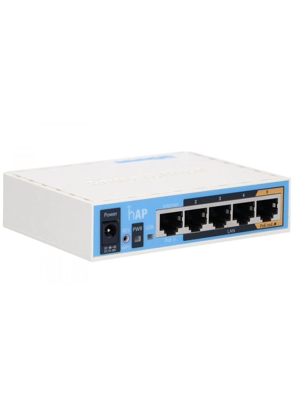 Маршрутизатор RB951Ui-2ND hAP with 650MHz CPU, 64MB RAM, 5xLAN, built-in 2.4Ghz 802.11b/g/n Mikrotik (396884092)
