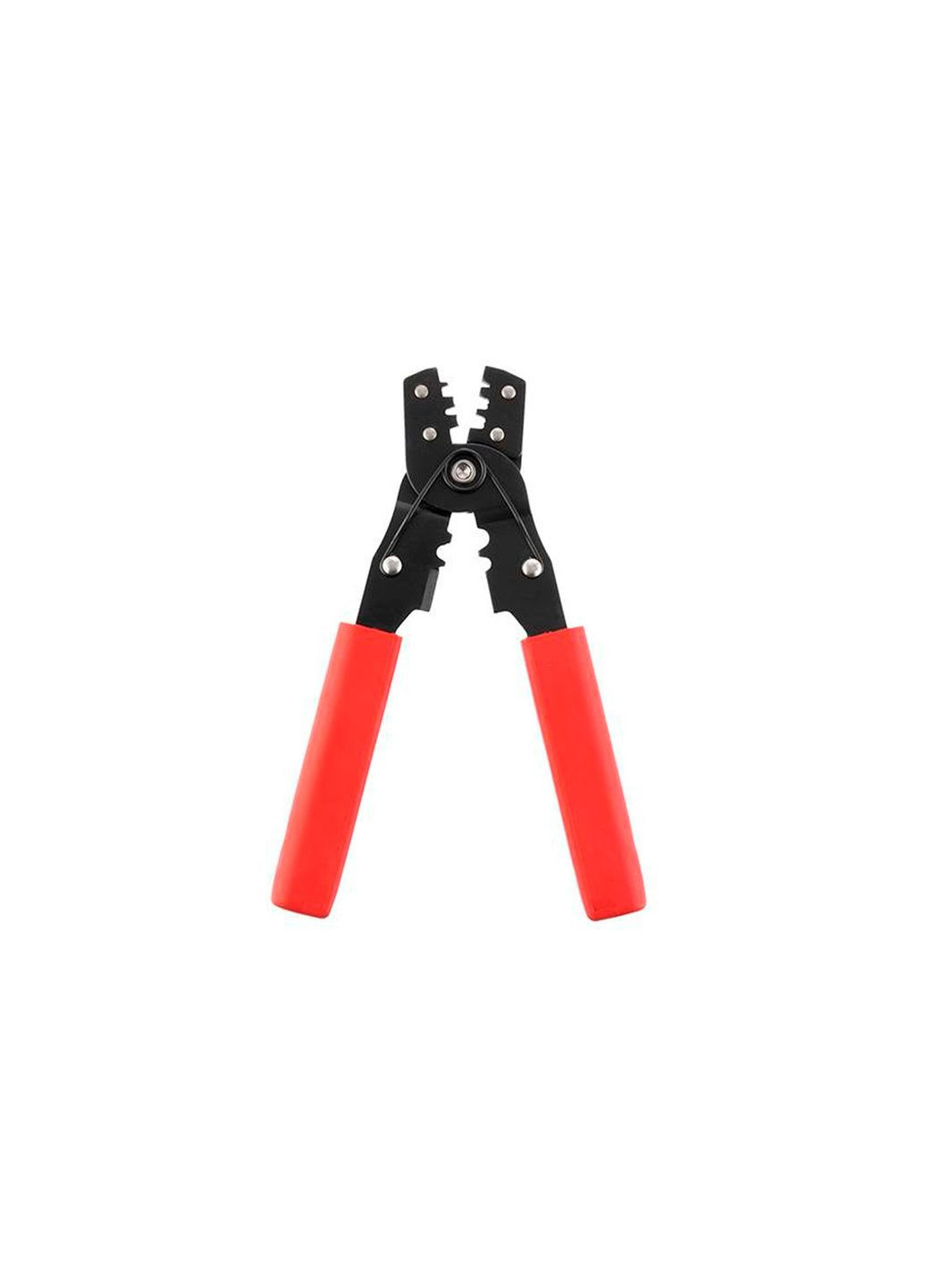 Клещи обжимные 180 мм для контактов 0.08-5 мм² пластиковые рукоятки Intertool (338435631)