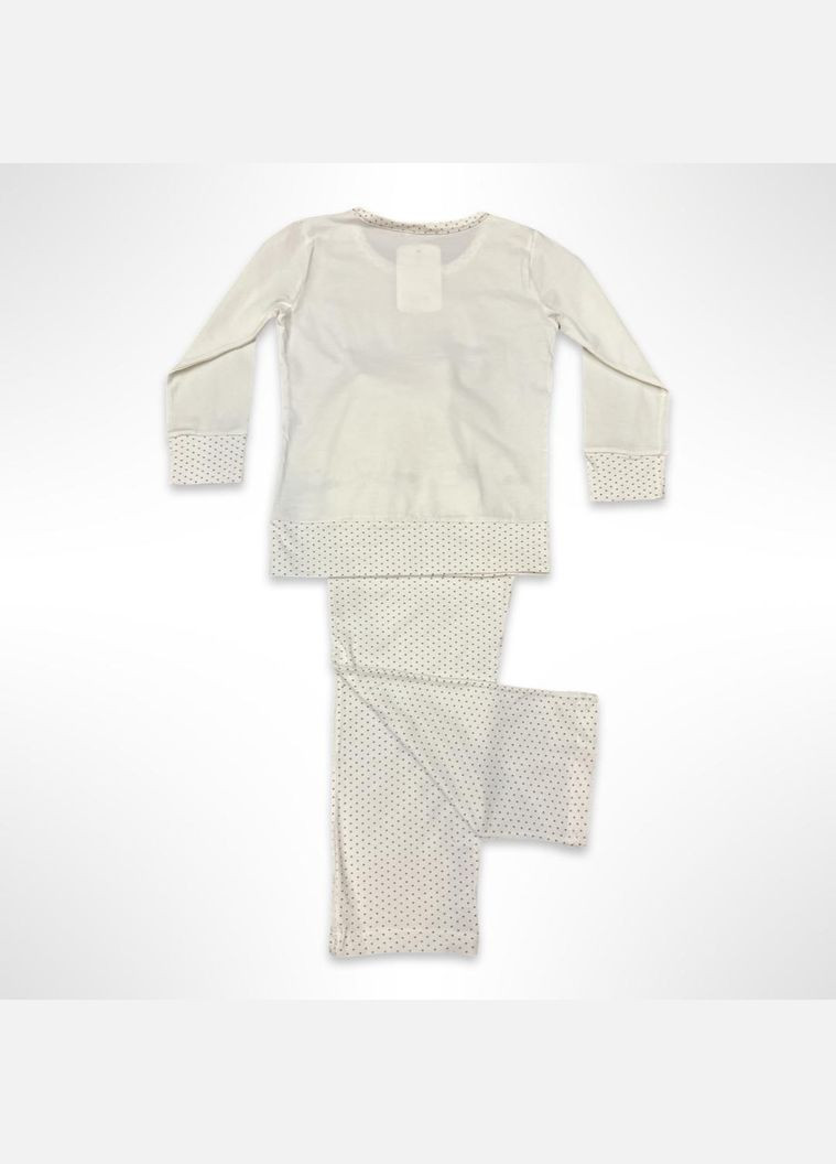 Бежева всесезон піжама дитяча (футболка з довгими рукавами + штани) (туреччина) 104 см бежевий (0345) лонгслів + брюки Sevim