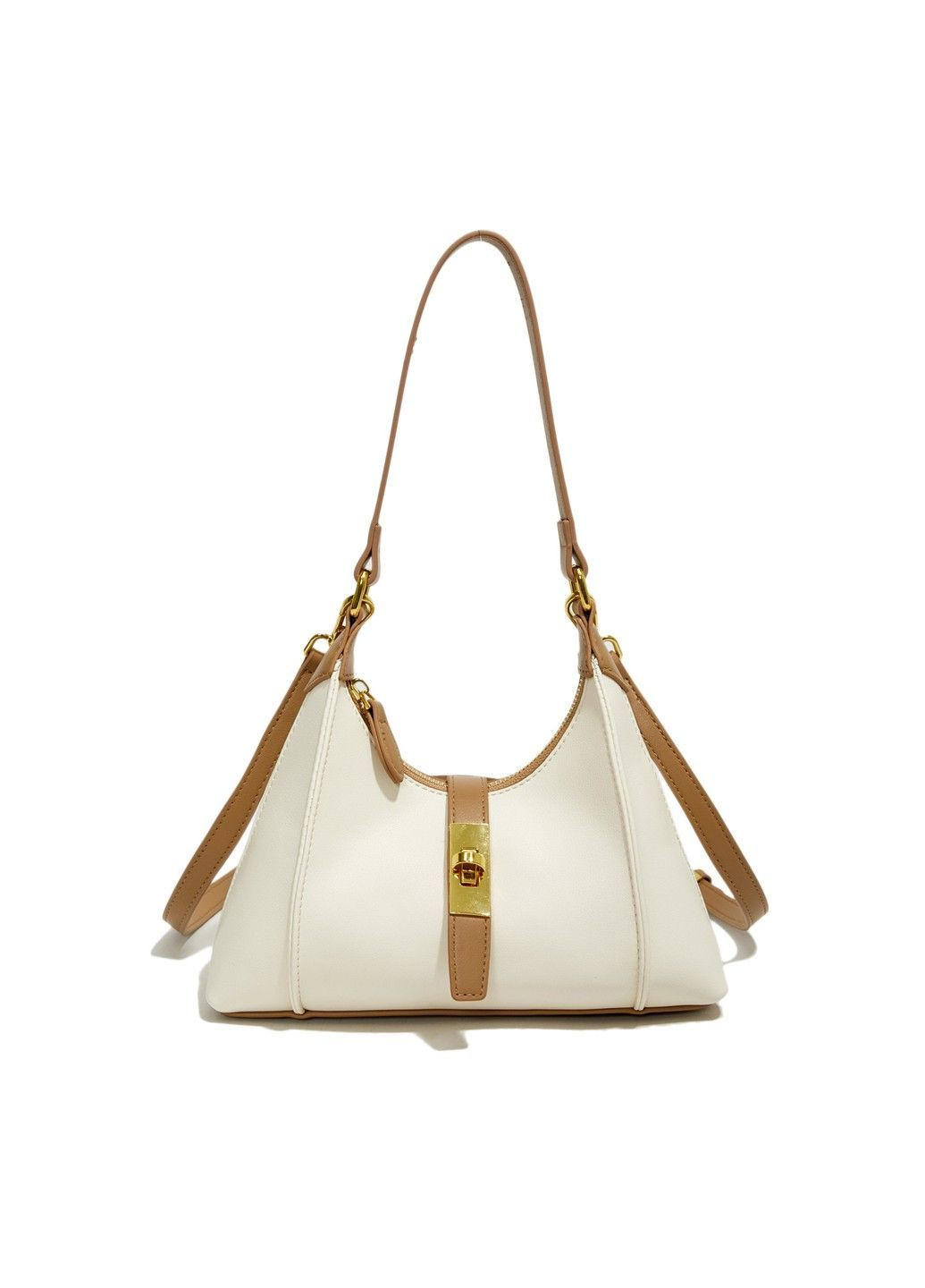 Сумка жіноча біла з екошкіри через плече No Brand (364134786)