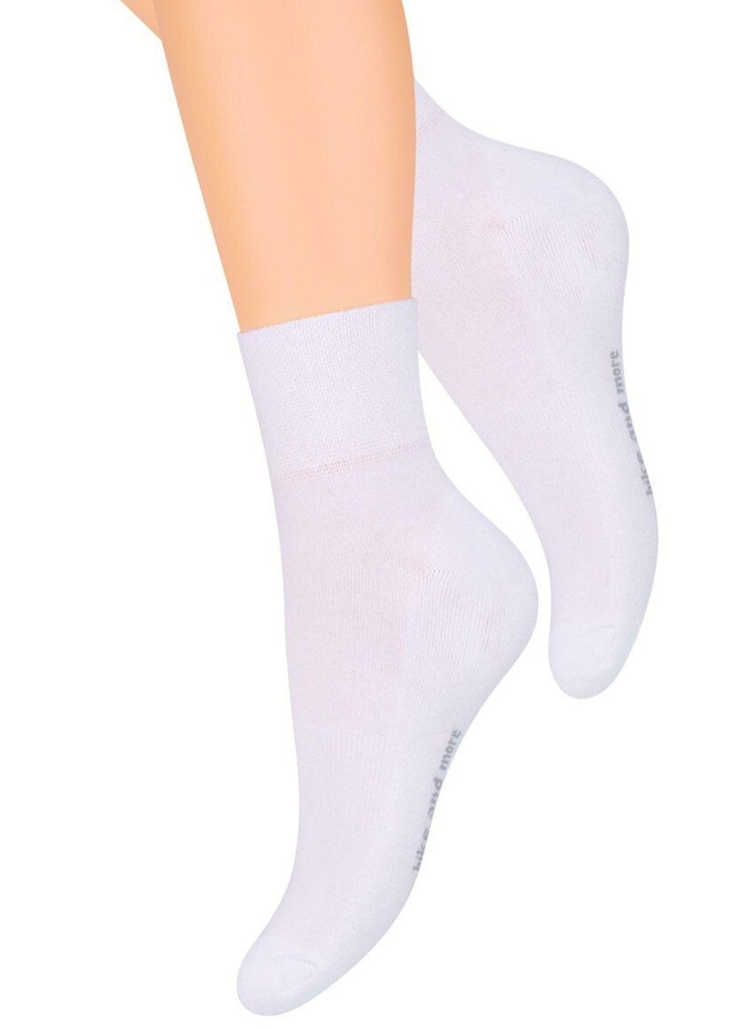 Белые носки женские с махровой стопой 040 dynamic sport Steven (349500472)