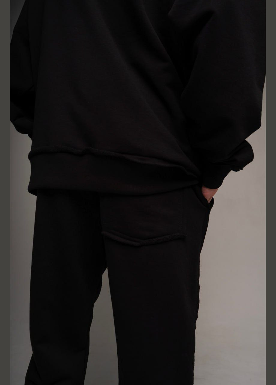 Рвані оверсайз штани Dud чорні No Brand (328049158)