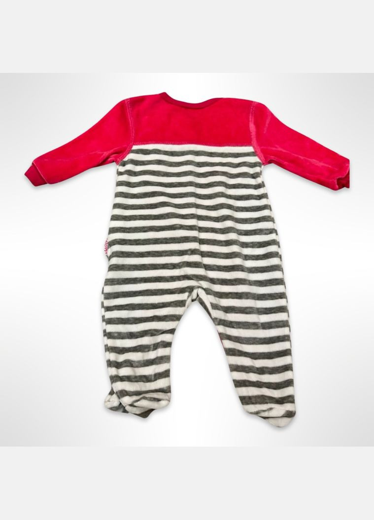 Чоловічок велюровий 56-74 см Рожево-сірий (0280) Nicol (370755258)