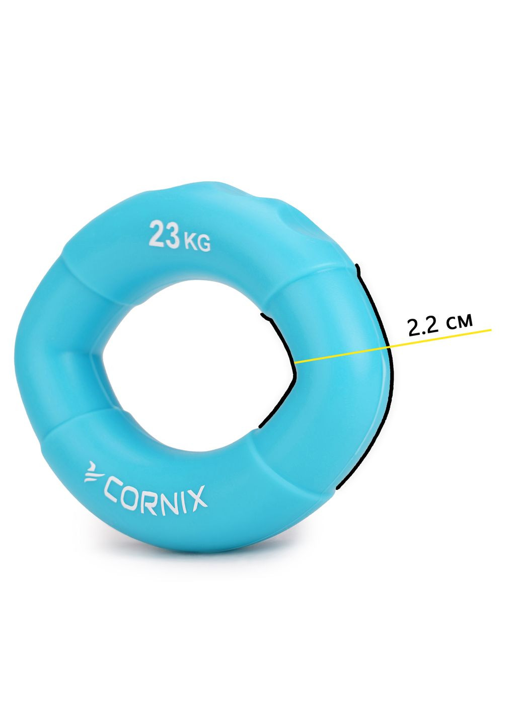 Еспандер кистьовий силіконовий 23 кг Cornix XR-0074 (356847196)