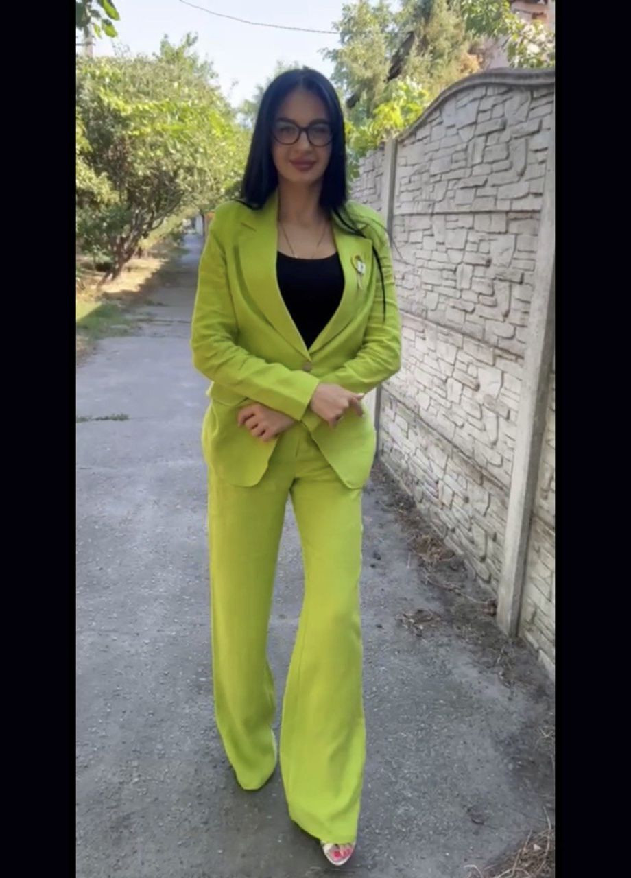 Жіночий літній лляний костюм Туреччина No Brand (315762899)