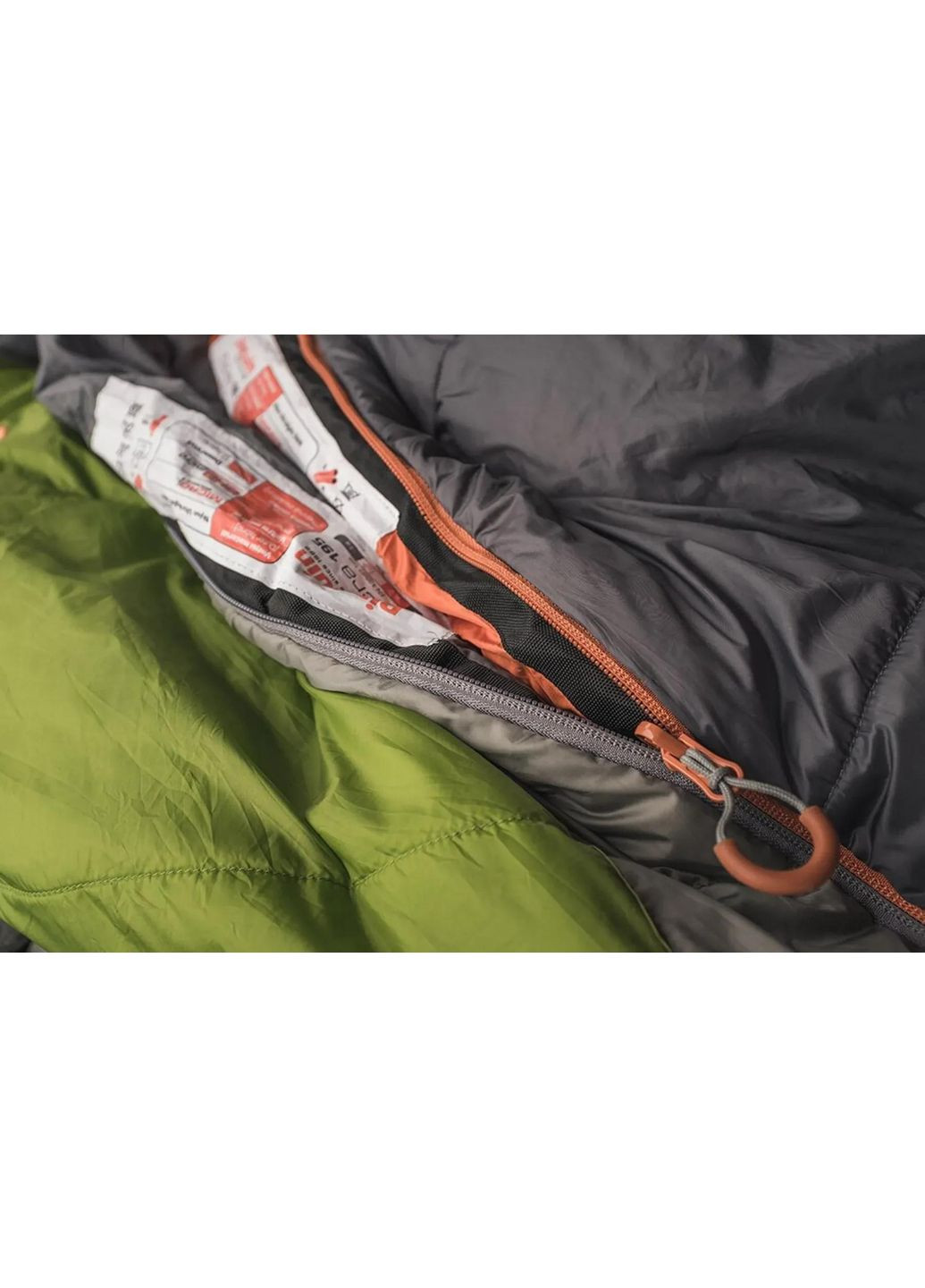 Спальный мешок Micra (6/1°C), 195 см - Left Zip, Green (PNG 230345) 2020 Pinguin (334672899)