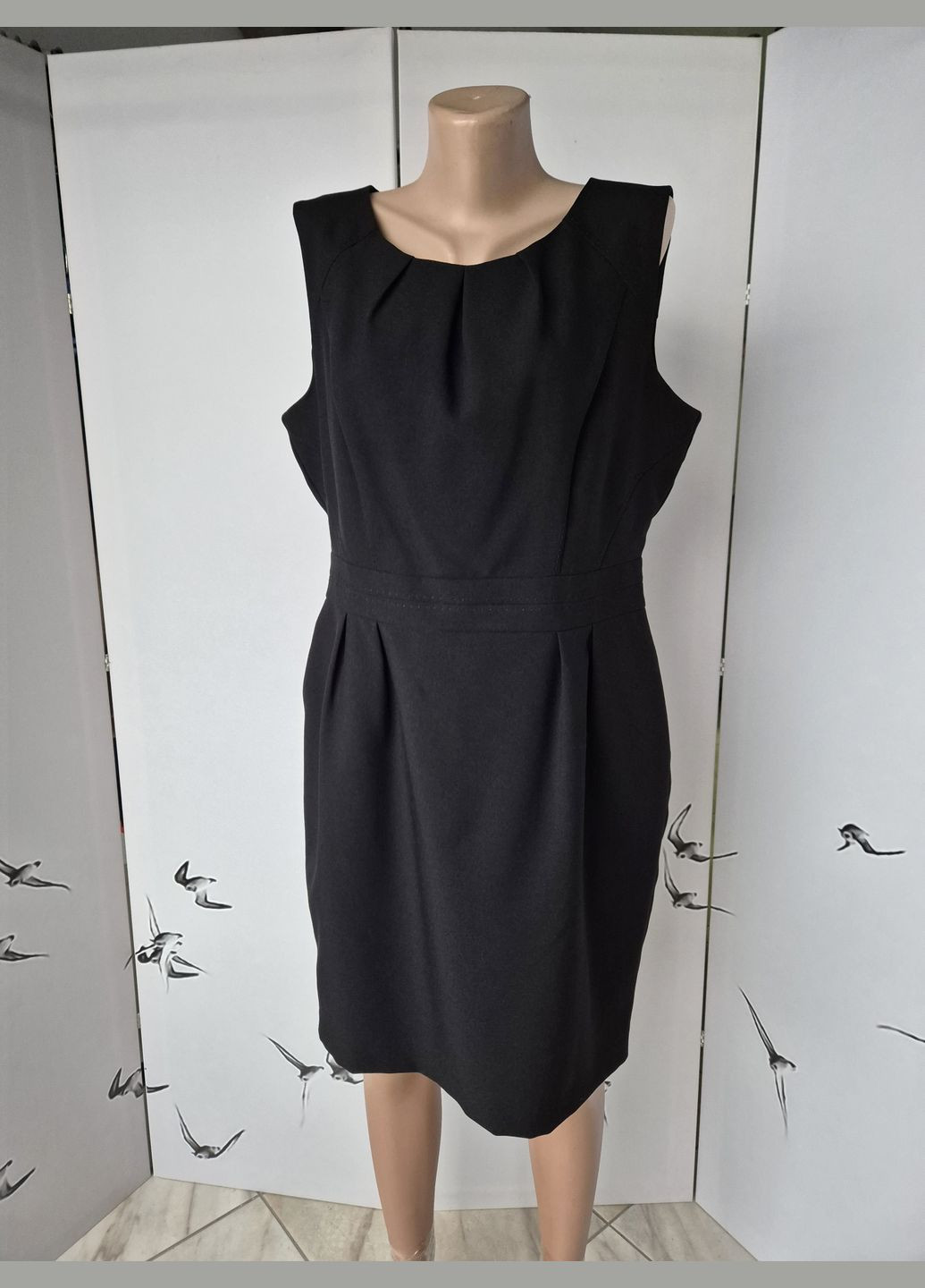 Черное платье сарафан женское однотонное Atmosphere однотонное