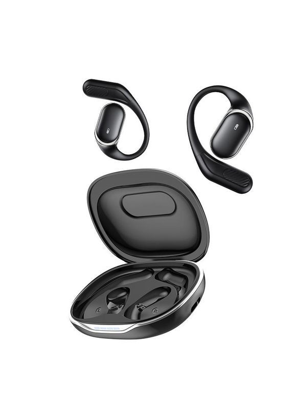 Беспроводные костные наушники с направленным звуком T6 Open Ear с шумоподавлением ENC и дужкой за ухо До 50 часов работы Langsdom (370872791)