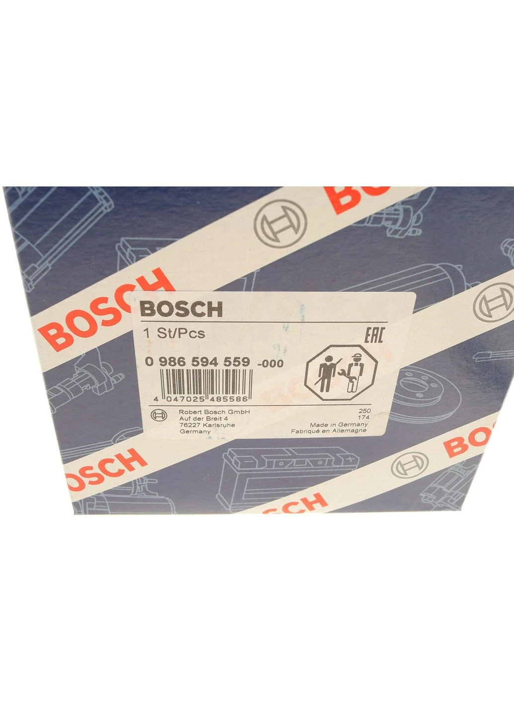 Датчик ABS (передний) Citroen C4 I/Peugeot 307 03-09 0 986 594 559 RU63 Bosch (360499120)