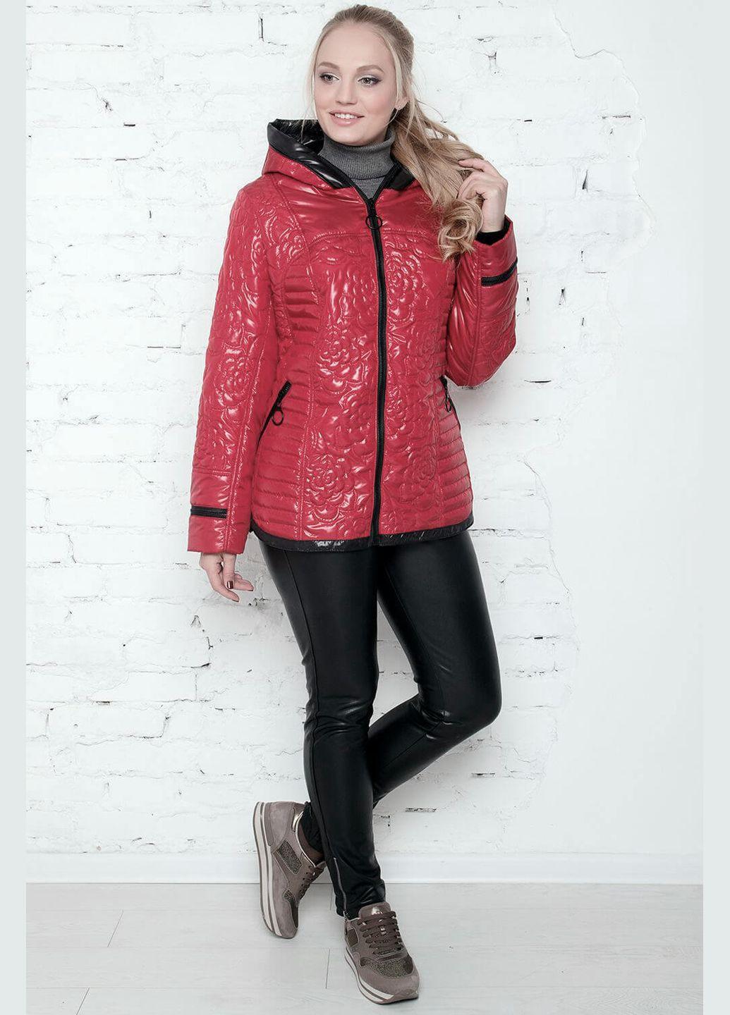 Красная куртка мишель (01027-blue54) MioRichi