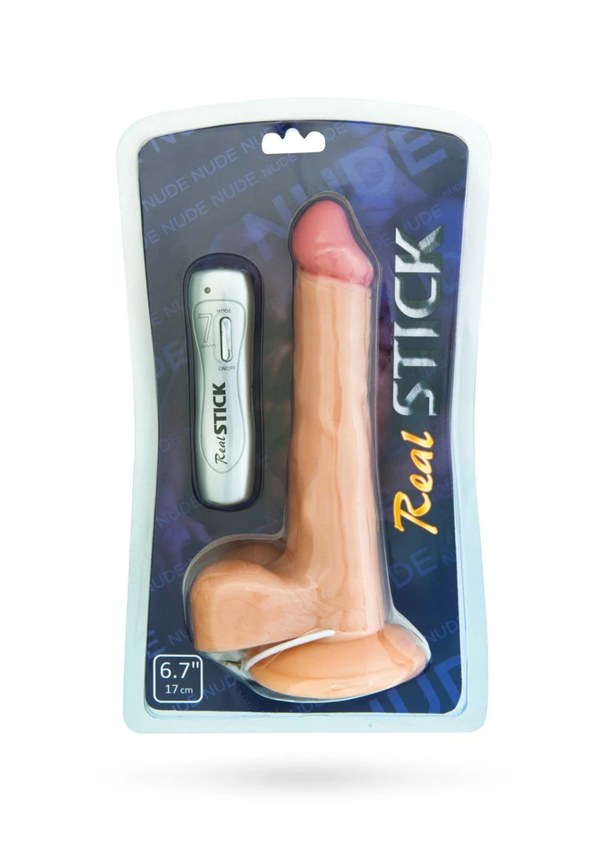 Реалістичний вібратор RealStick Nude Vibrator 581004 ToyFa (302519425)