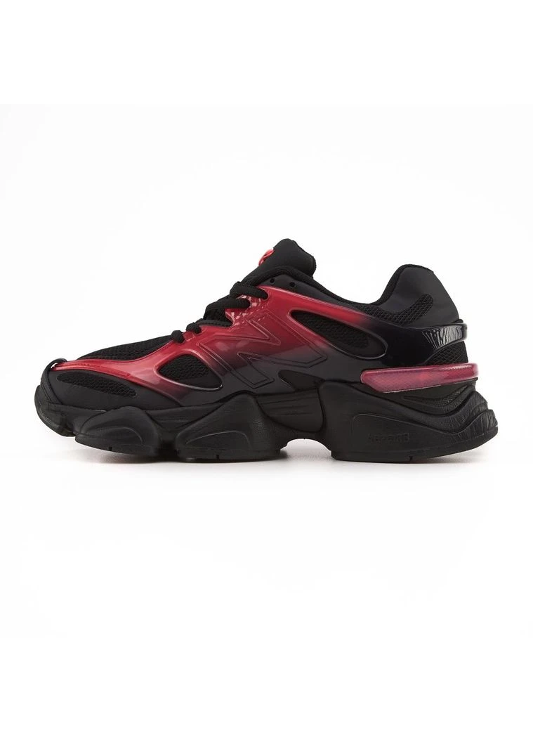 КРОССОВКИ ЖЕНСКИЕ NEW BALANCE 9060 GRADIENT PACK BLACK RED НЬЮ БЕЛАНС 9060 ЧЕРНЫЕ No Brand чёрные демисезоны (390651689)