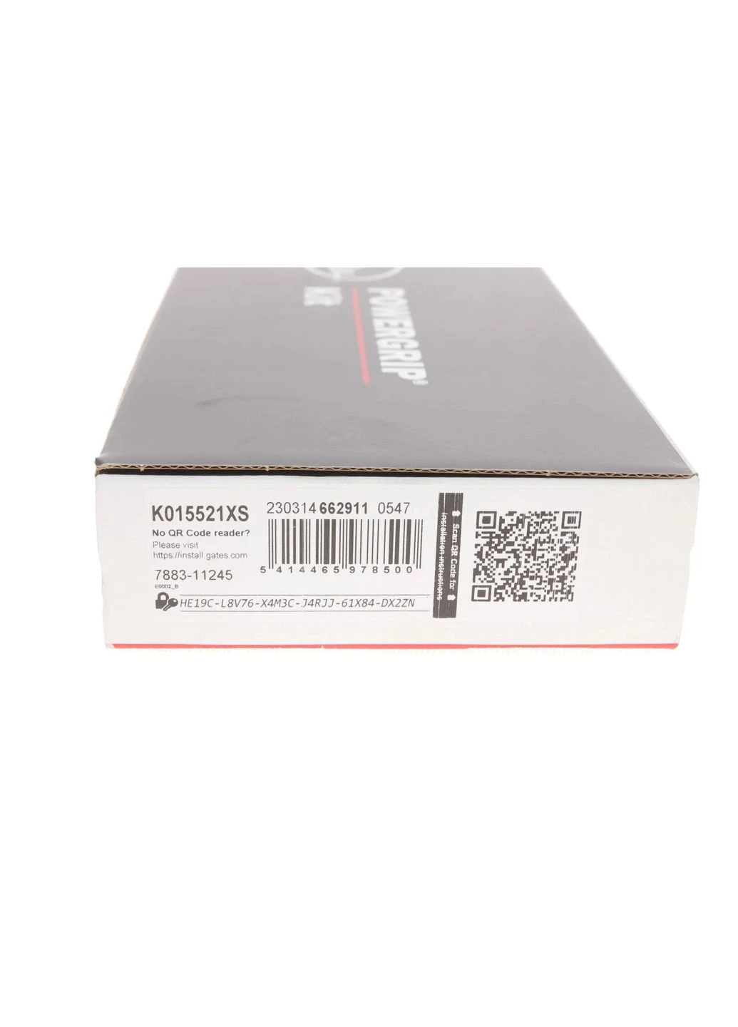 Комплект ременя ГРМ K015521XS Gates (380718923)