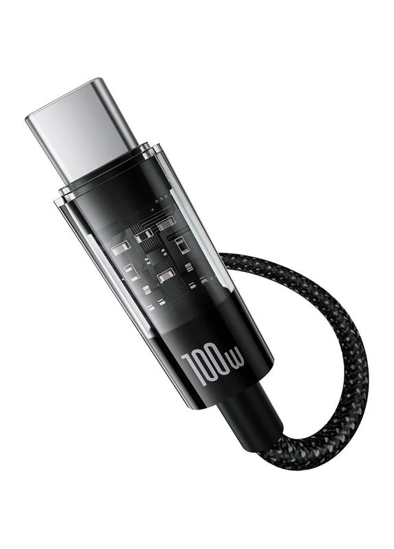 Кабель Gem Fast-Charging Data Cable USB to USB-C 100W 1m Cluster Black Baseus (346493886)