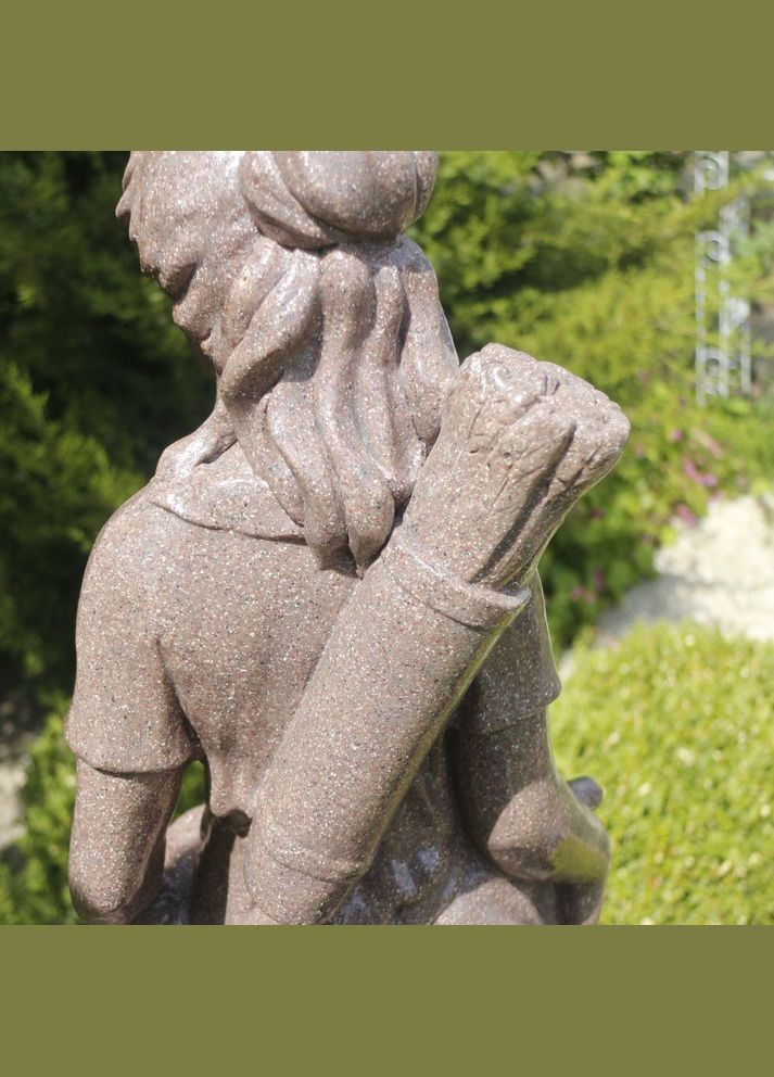 Садова статуя Богиня полювання Артеміда граніт 84x34x27 см (ССПГ12041-1 Червоний) Гранд Презент (285720638)