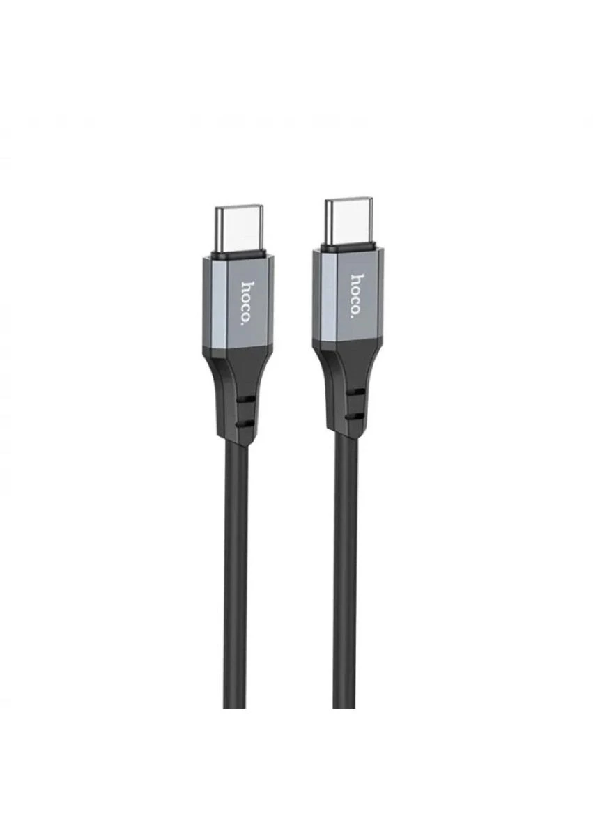 Кабель X92 Honest 60W silicone charging data cable для TypeC to Type-C(L=3M) Black Hoco (298251376)