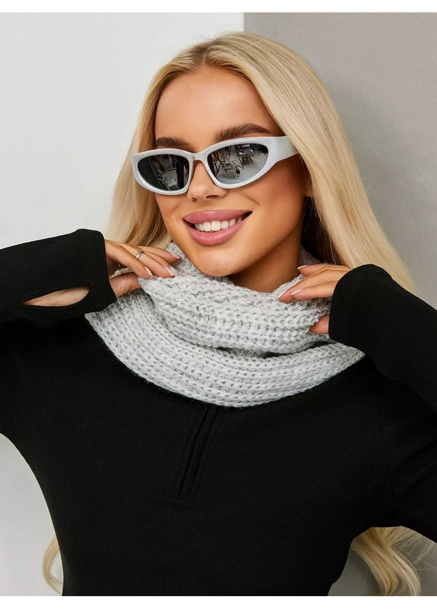 Женский шарф-снуд классический No Brand Хомут барбара (363254169)