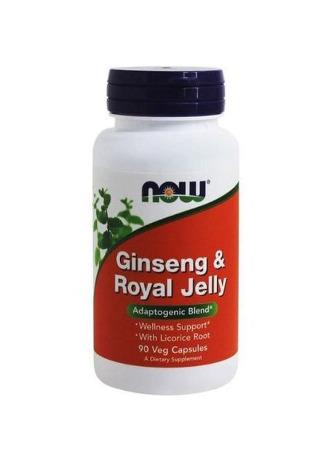 Ginseng & Royal Jelly 90 Veg Caps Now Foods (370044044)