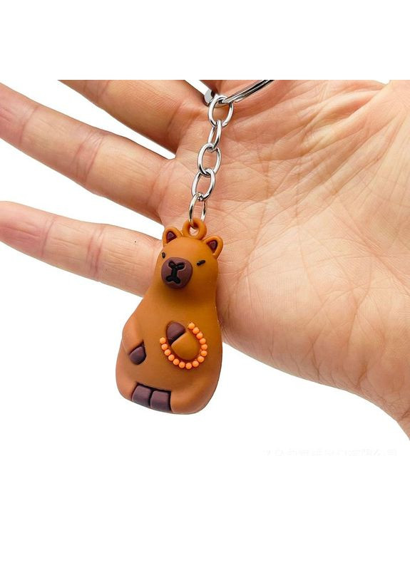 Капибара брелок для ключей capybara антистресс подвеска 2.5 см 8b0_158_3 Shantou (393633561)
