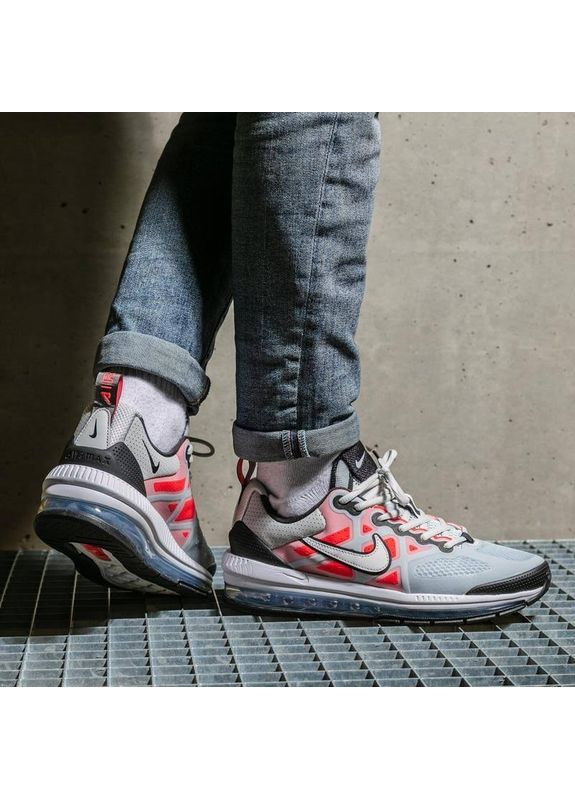 Светло-серые кроссовки air max genome grey dc9410-001 Nike