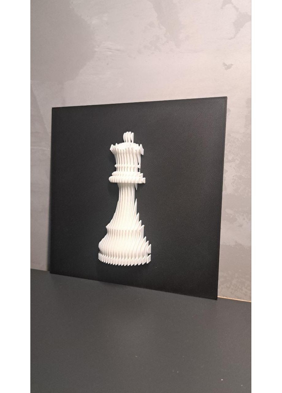 Об'ємна картина "Шахова королева" 3D друк No Brand (372125238)