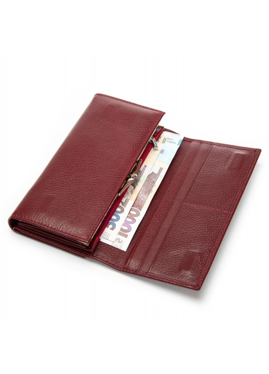 Женский кожаный кошелек Bright W46-2 wine red Dr. Bond (370766713)