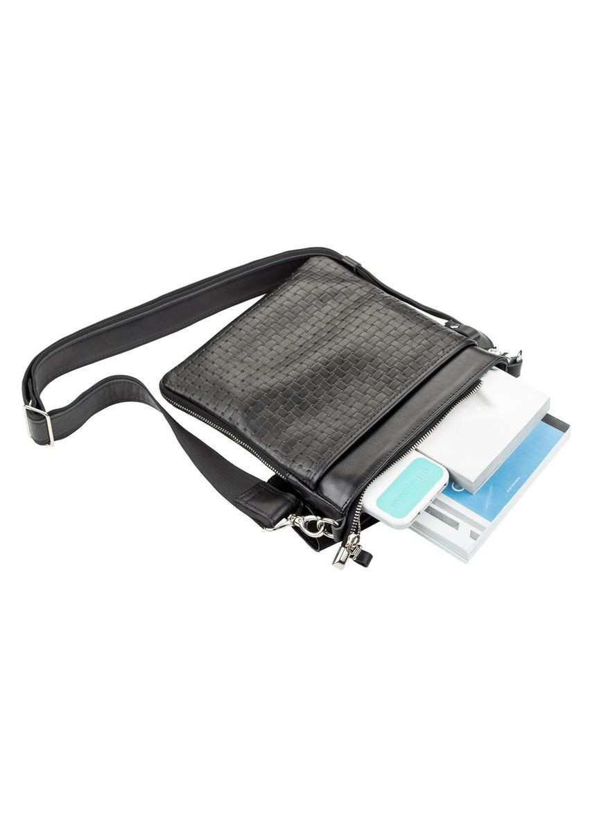 Сумка 11124 из натуральной кожи Черная Shvigel (331906469)