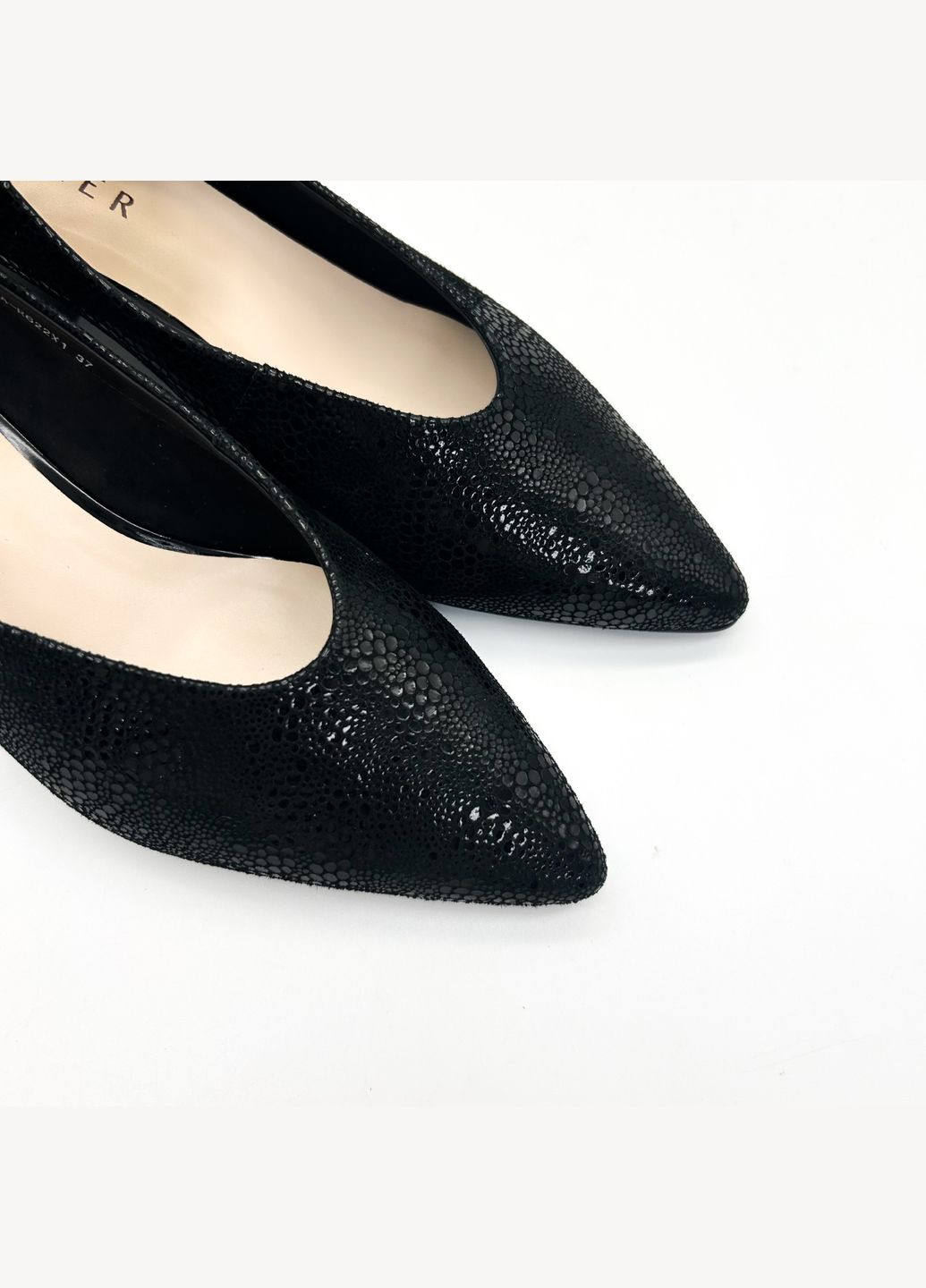 Danler Туфли (р) Замша 0-1-1-B-1797-70A-R-622X-1 черный з, украина — (328836895)