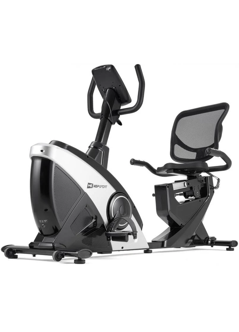 Горизонтальный велотренажер HS-070L Helix серебристый iConsole+ Hop-Sport (361951902)