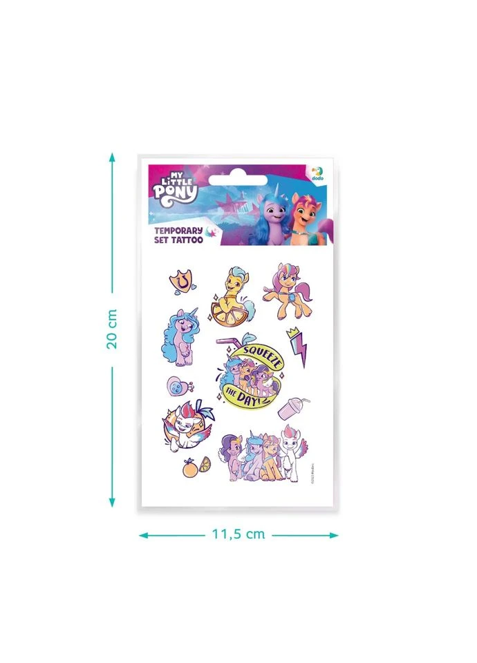 Набор детских временных татуировок "My Little Pony" 200438, 4 листа DoDo Toys (316609791)