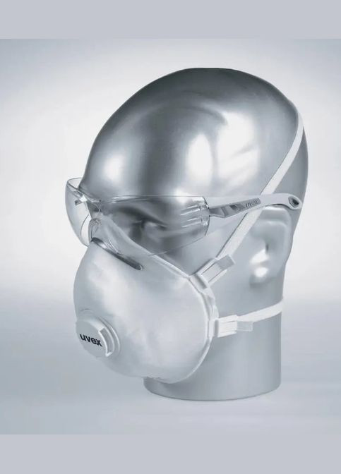 Респіраторна маска Silv-Air Classic 2310 FFP3 респіратор з клапаном видиху (41285) Uvex (297393779)