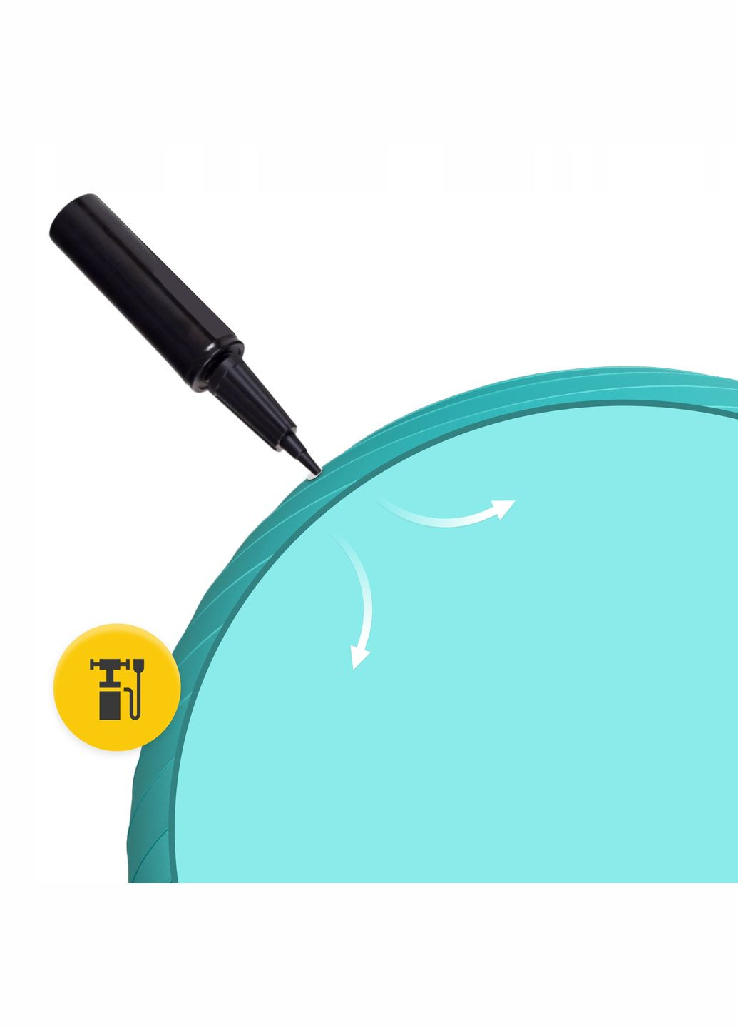 М'яч для фітнесу (фітбол) 65 см Anti-Burst Mint 4FIZJO (322973109)