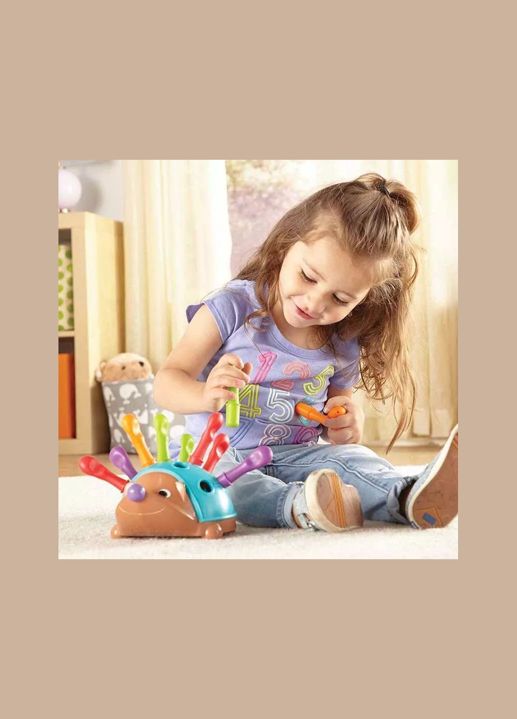 Учебный набор-сортер Веселый еж (LER8904) Learning Resources (326806086)