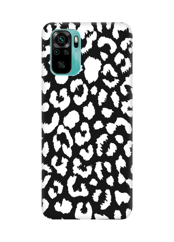 Матовый чехол на Xiaomi Redmi Note 10 / Note 10s:: Леопардовый принт Белый (принт 375) Creative (355395765)
