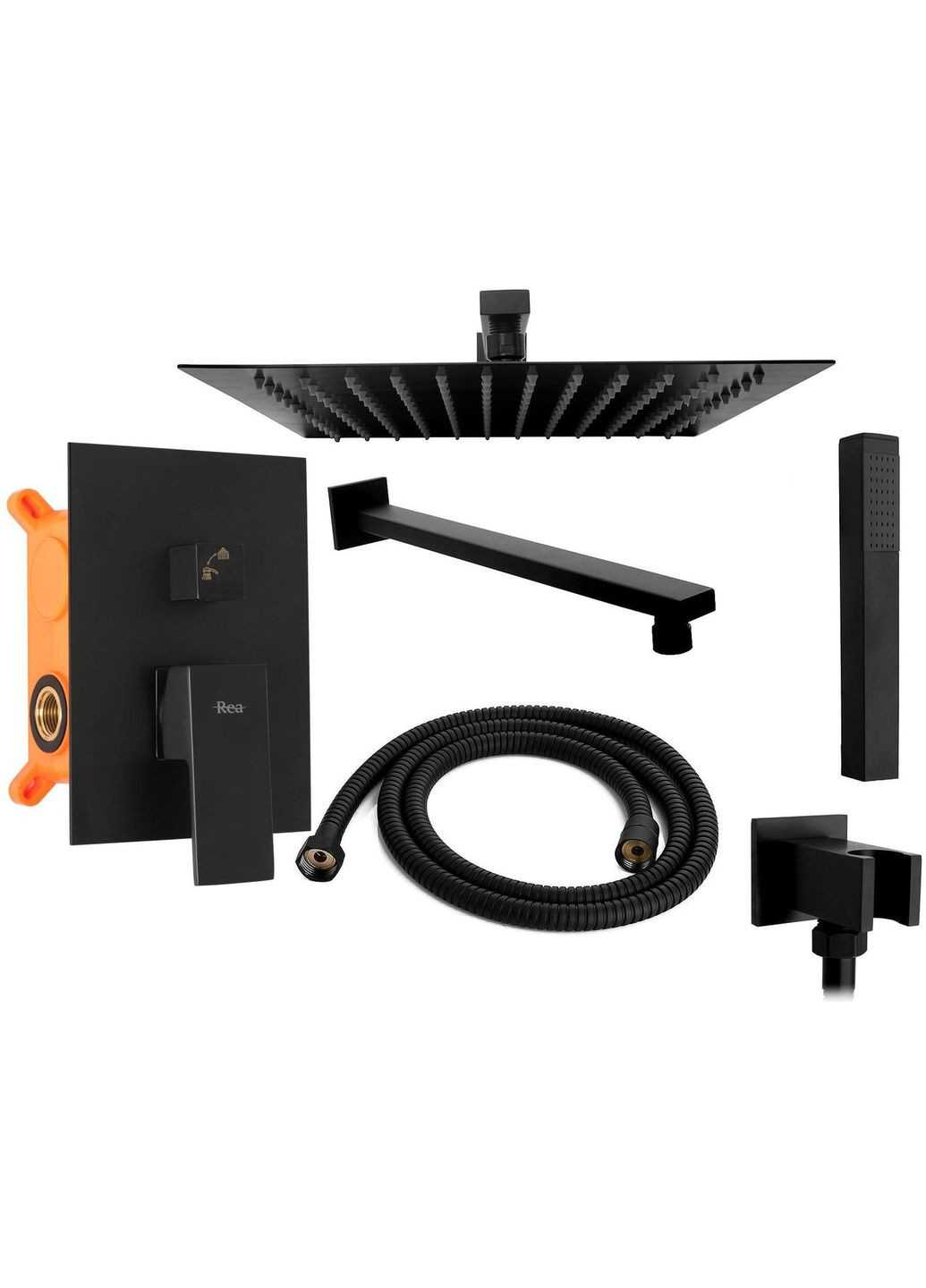 Душова система FENIX BLACK + BOX прихованого монтажу Rea (392430559)