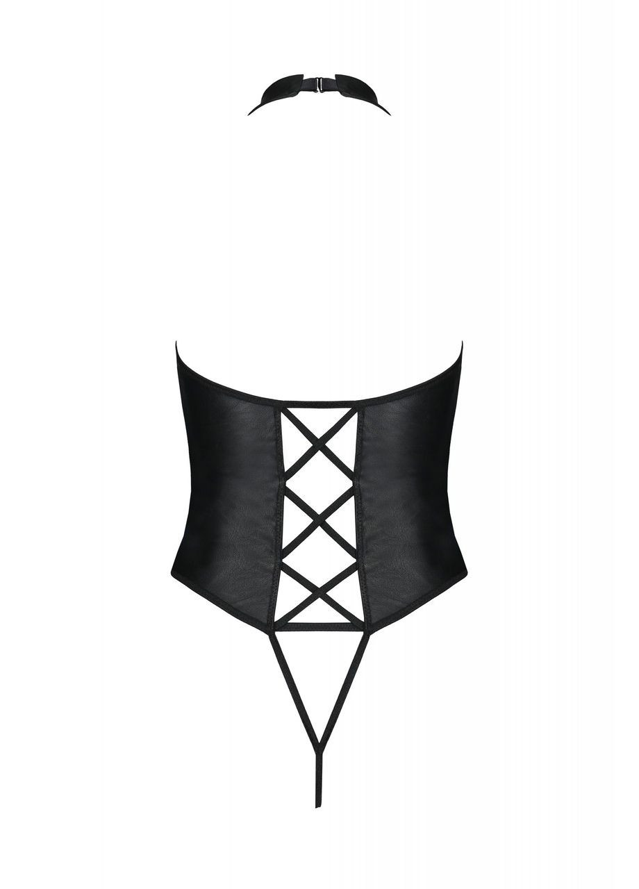 Боди с халтером и геометрическим узором NANCY BODY black Passion (383088253)