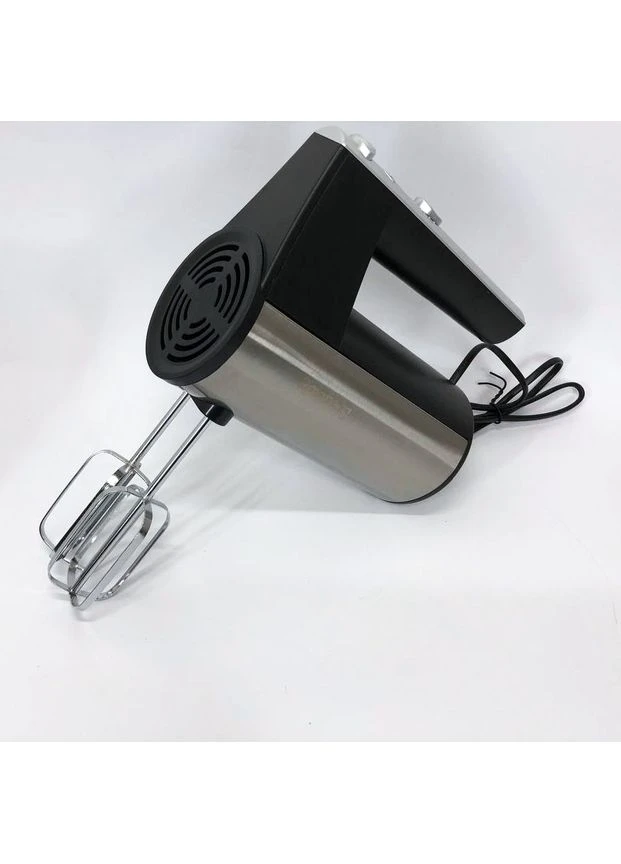 Ручной электрический миксер RB-2214 600W 5 скоростей с подставкой, двухвенчиковый миксер SI-27 Rainberg (377483056)