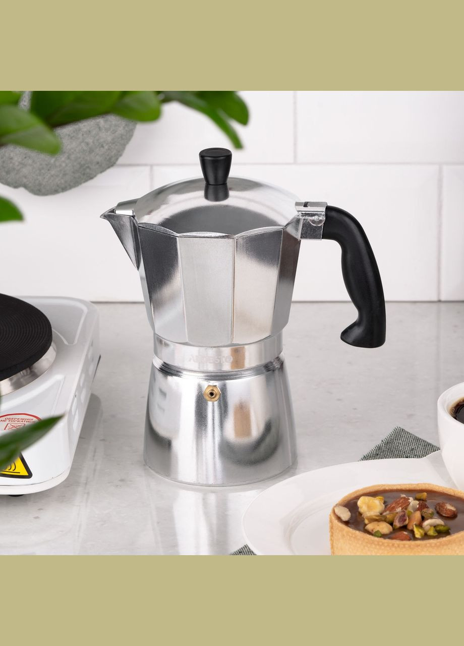 Кавоварка гейзерна Gemini Cremona AR0806AG, 240 мл, 6 чашок Ardesto (334010986)