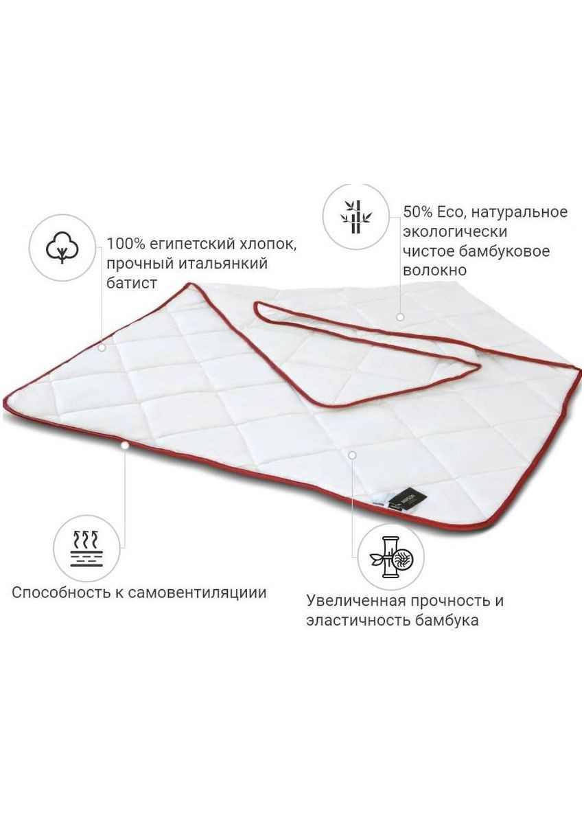 Одеяло бамбуковое Bamboo Delux 0408 деми 200х220 см (2200000036100) Mirson (390936471)