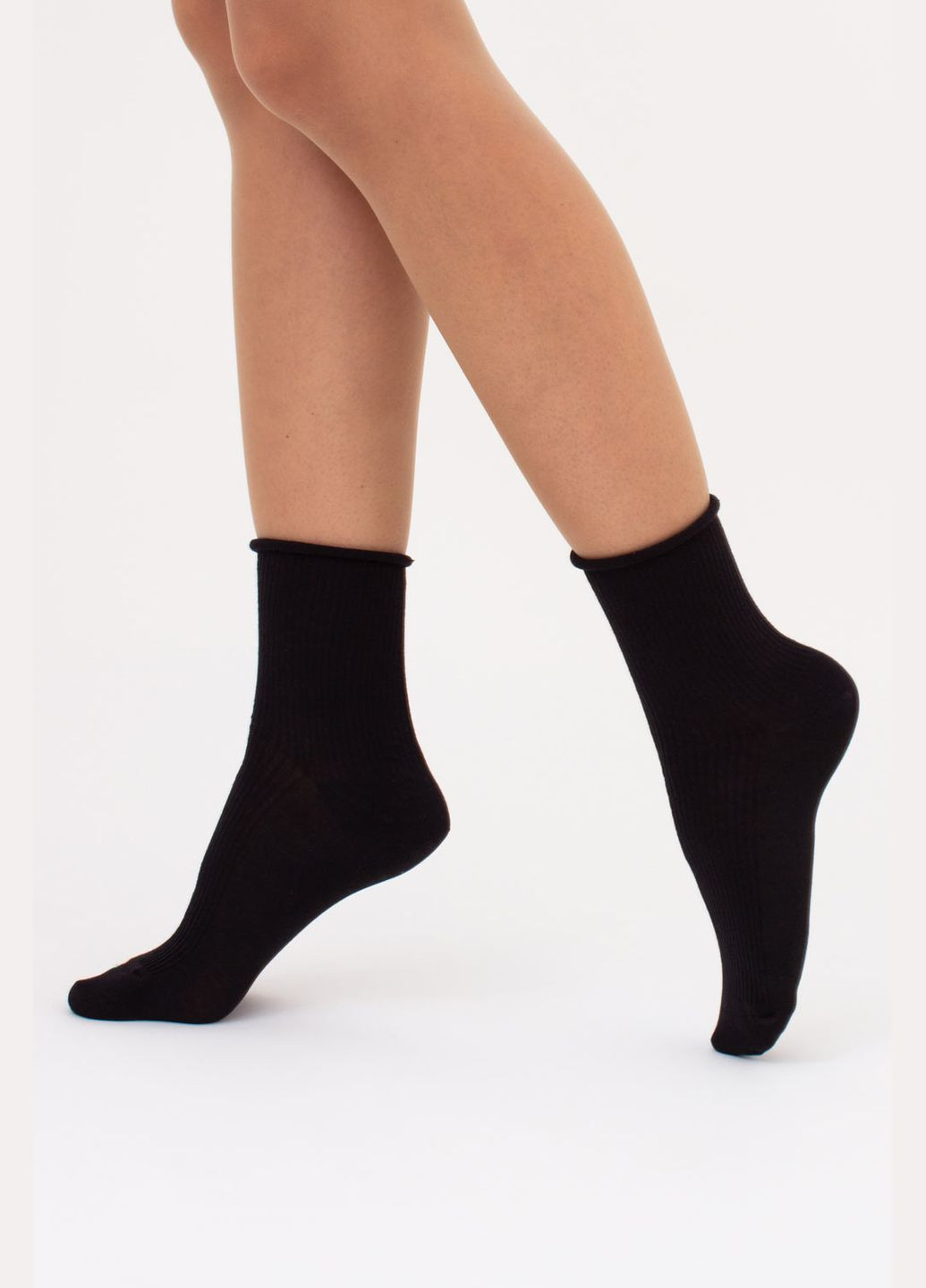 Чорні шкарпетки класичні Giulia однотонні (302297446)