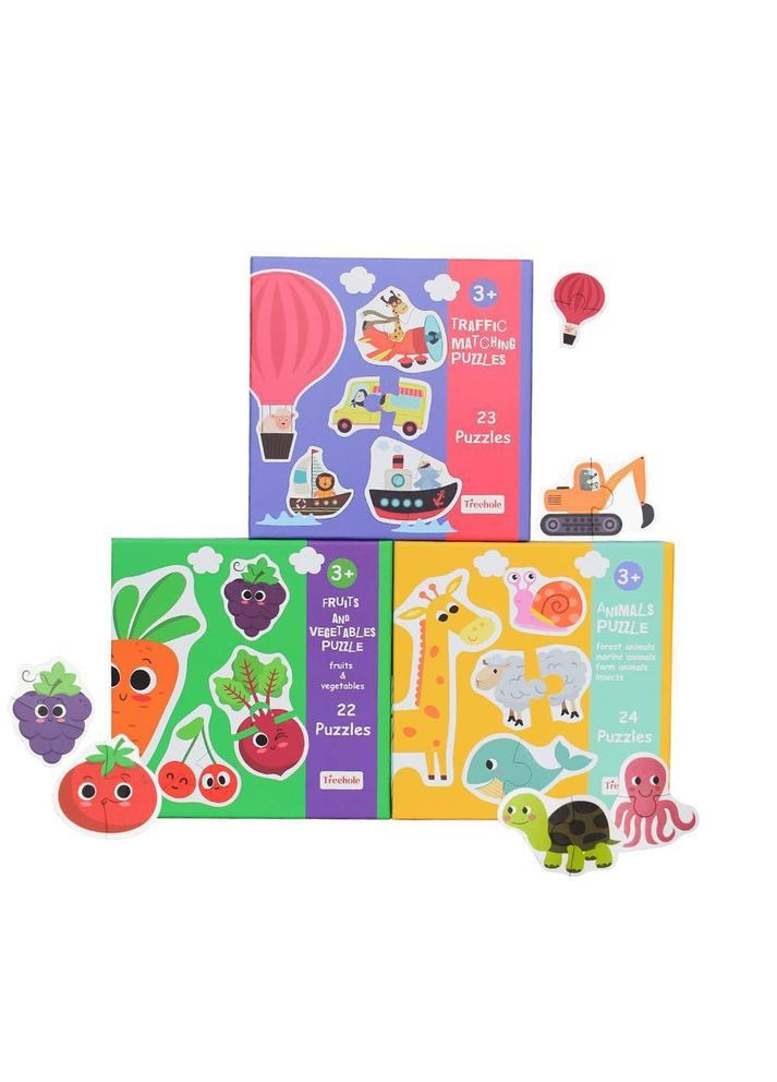 Пазл половинки Транспорт Treehole (371796729)