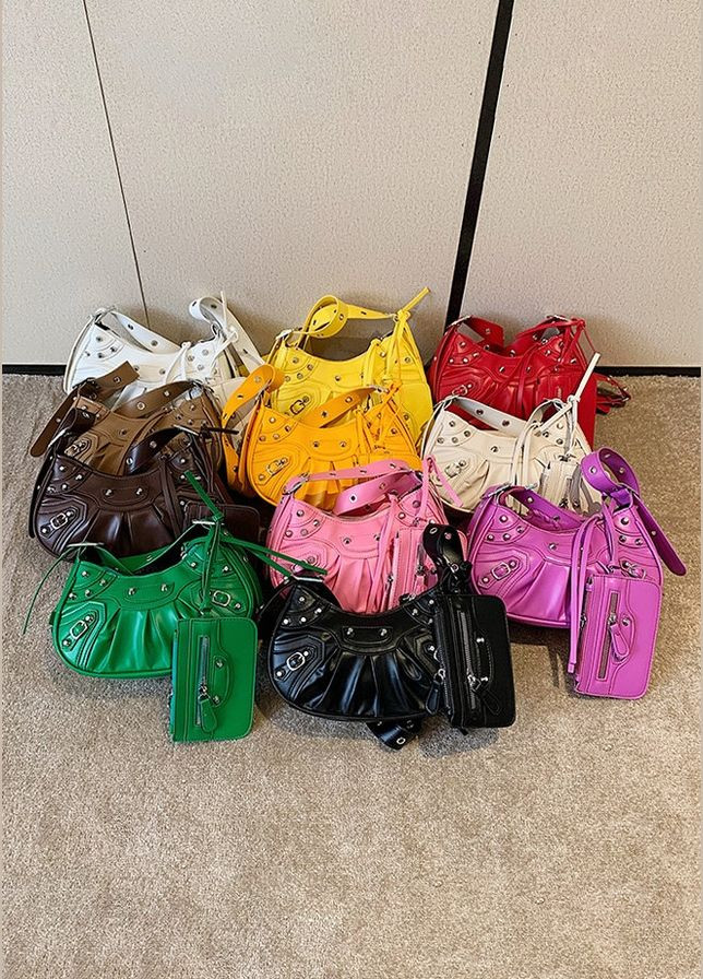 Жіноча сумка 603 1H-10622 багет крос-боді коричнева No Brand (296008157)