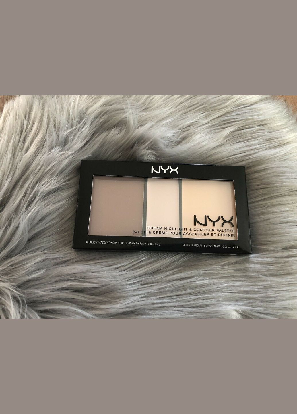 Палетка для контурингу NYX Cream Highlight and Contour Palette Light NYX Professional Makeup (279364261)